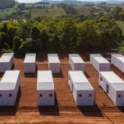 Moradias temporárias foram instaladas pelo governo em Cruzeiro do Sul, no Vale do Taquari